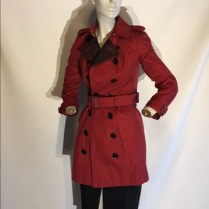 Burberry cranberry trench